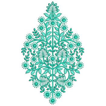 Cute Little Leaf Applique Embroidery Design 25965