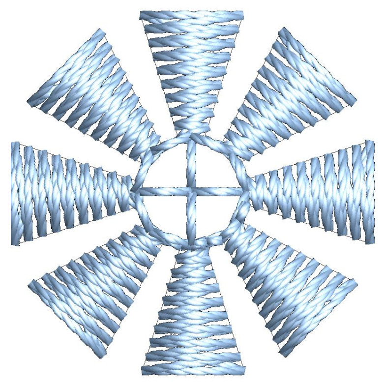 Dainty Scattered Flower Butti Embroidery Design