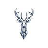 Deer Head Embroidery Design
