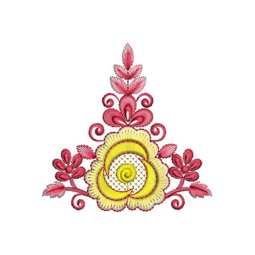 Decorative Boho Style Floral Applique