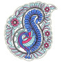 Peacock Machine Embroidery Design 24720