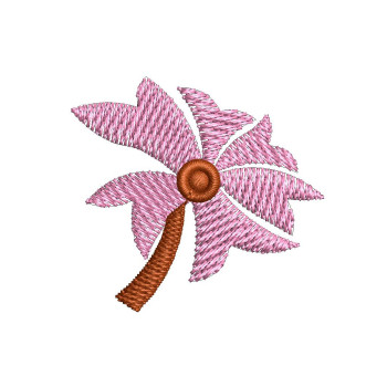 Delicate Lily Flower Embroidery Design