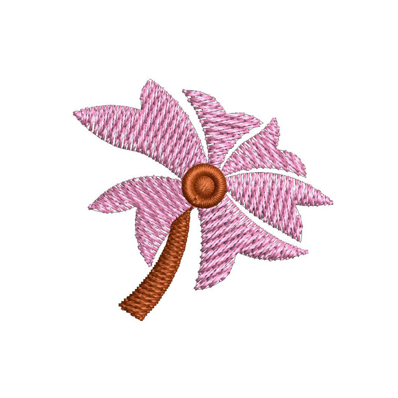 Delicate Lily Flower Embroidery Design