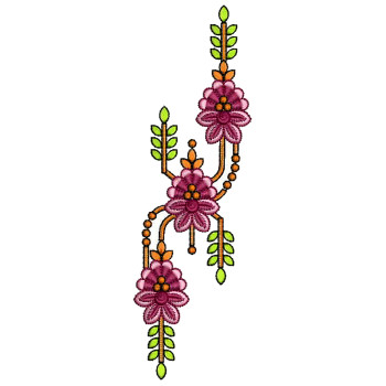 Designer Applique In Embroidery Design 25964