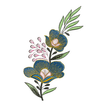 Dress Corner Butta Embroidery Design 25085