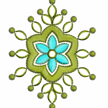 Dress Butta Machine Embroidery Design 25555