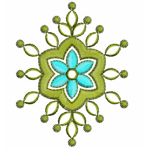 Dress Butta Machine Embroidery Design 25555