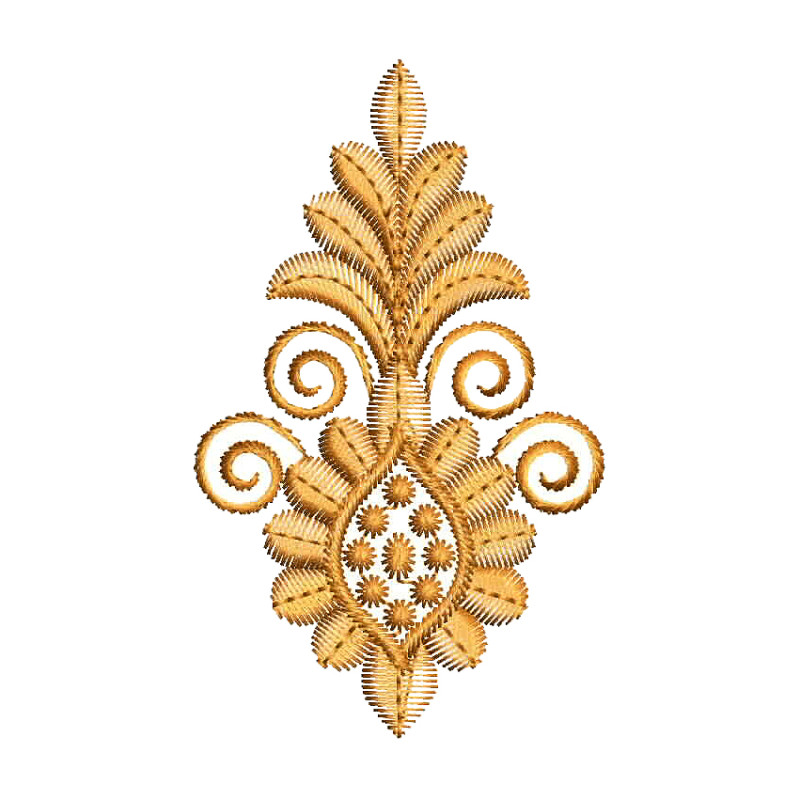 Duffle Clutch Embroidery Design