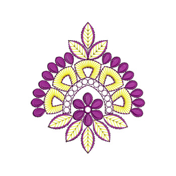 Duffle Clutch Embroidery Design