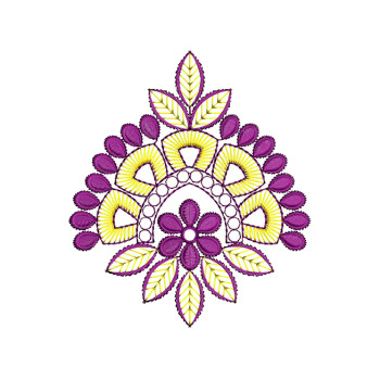 Duffle Clutch Embroidery Design