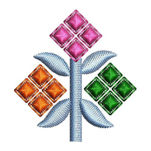 Duptta Border Applique Embroidery Design 25155