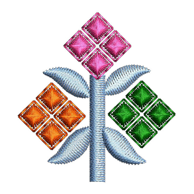 Duptta Border Applique Embroidery Design 25155