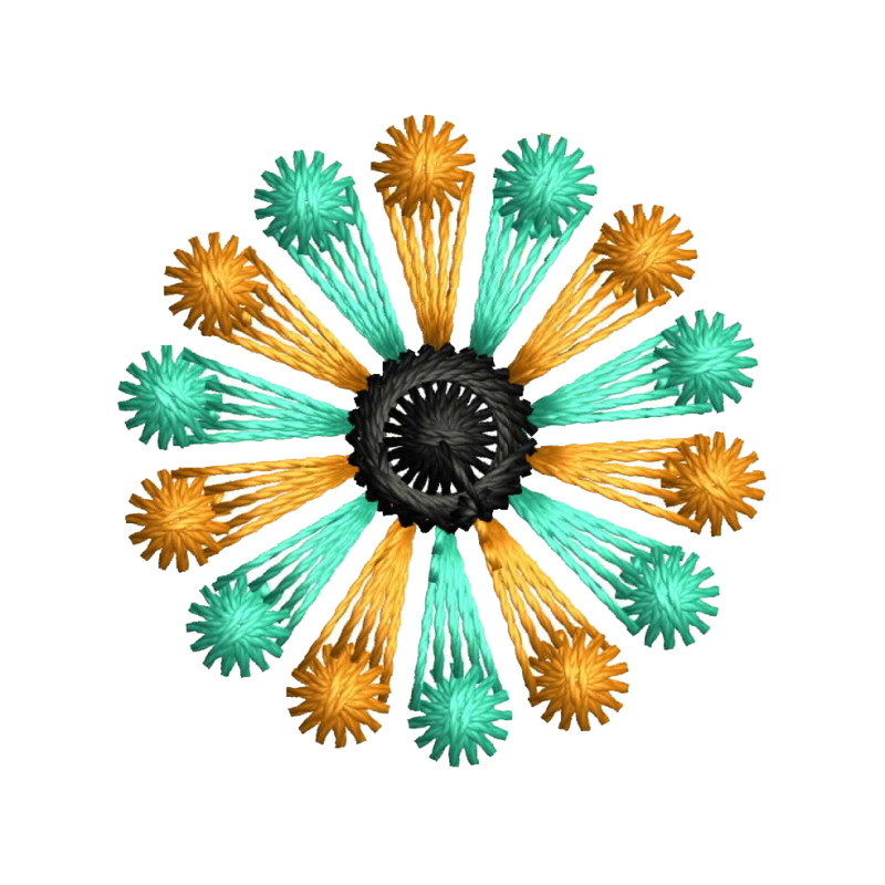 Easy Floral Embroidery Pattern