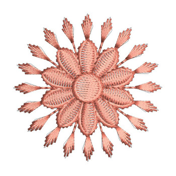 Easy Flower Embroidery Design