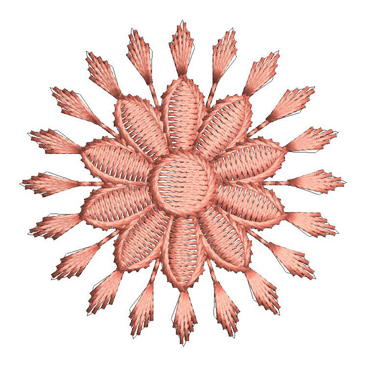 Easy Flower Embroidery Design