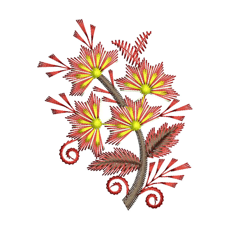 Easy Small Embroidery Flower