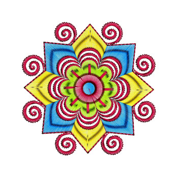 Egypt Fashion Clothing Applique Design