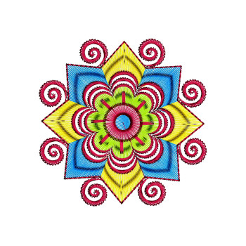 Egypt Fashion Clothing Applique Design