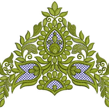 Egypt Style Dress Sleeve Applique Design 25388