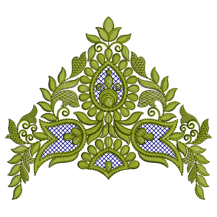 Egypt Style Dress Sleeve Applique Design 25388