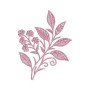 Enchanting Folk Style Flower Embroidery Design