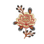 Enchanting Rose Applique Embroidery Design