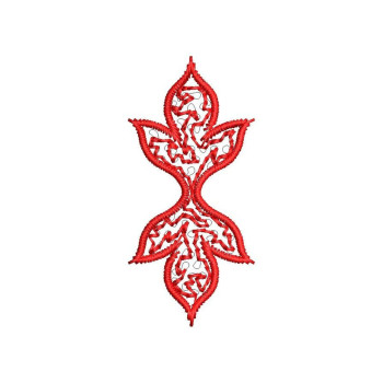 Unique Badge Embroidery Design (4 Colors, 5.5cm x 2.5cm)