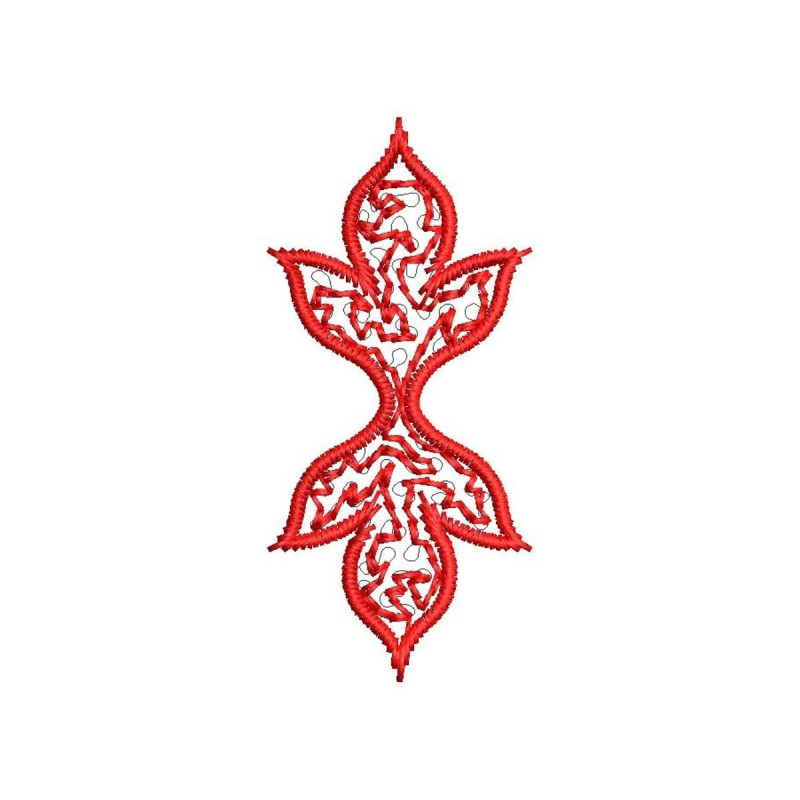 Unique Badge Embroidery Design (4 Colors, 5.5cm x 2.5cm)