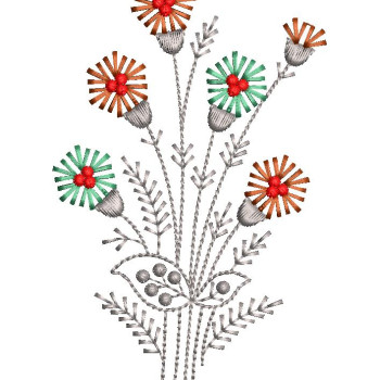 Elegant Vasanthika Embroidery Design