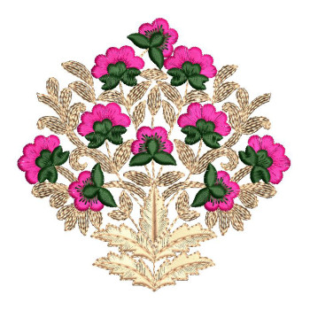 Embroidery Bunch Of Flowers