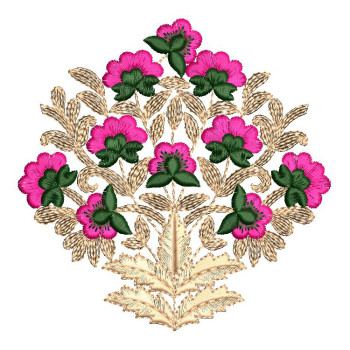 Embroidery Bunch Of Flowers