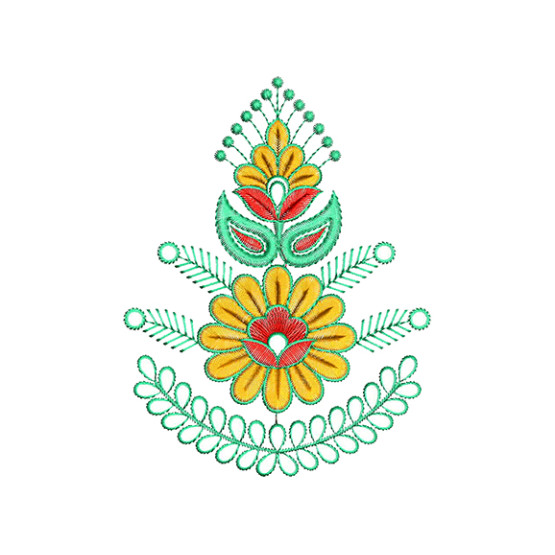 Embroidery Butta For Bridal Gown