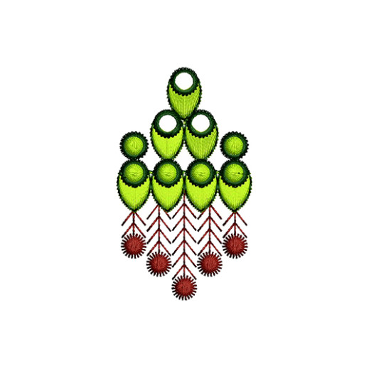 Embroidery Butti For Socks