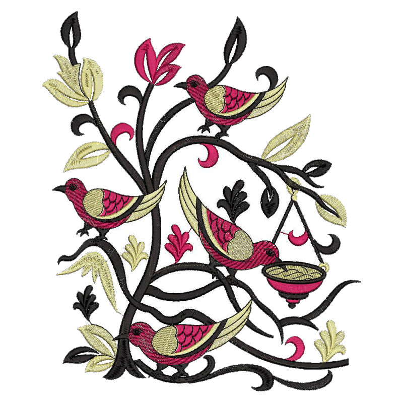 Embroidery Design Birds