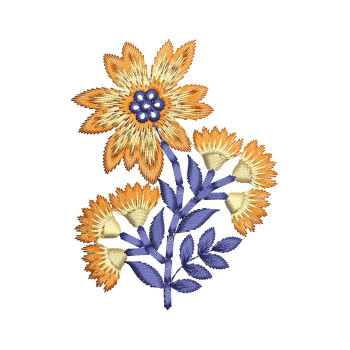 Embroidery Design Easy Flowers