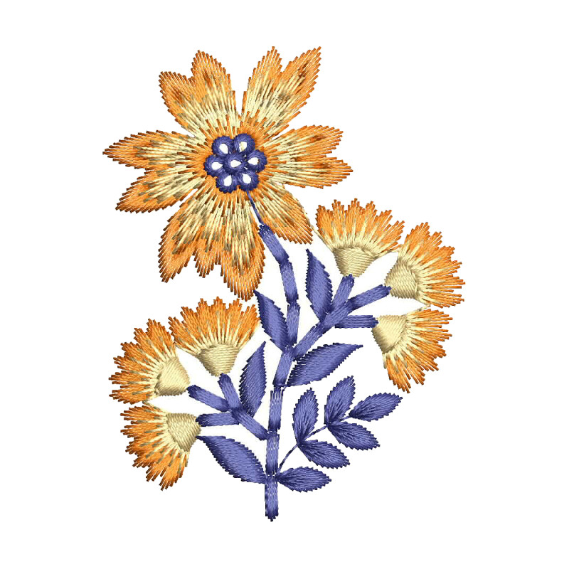Embroidery Design Easy Flowers