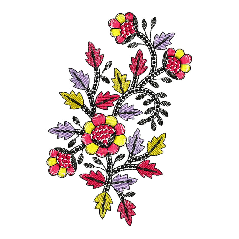 Embroidery Design For Heels