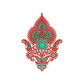 Embroidery Design For Islamic Scarf
