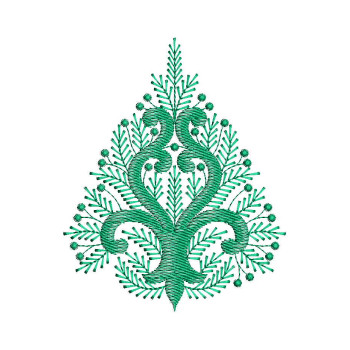 Embroidery Design For Kashmir Crewel Curtain