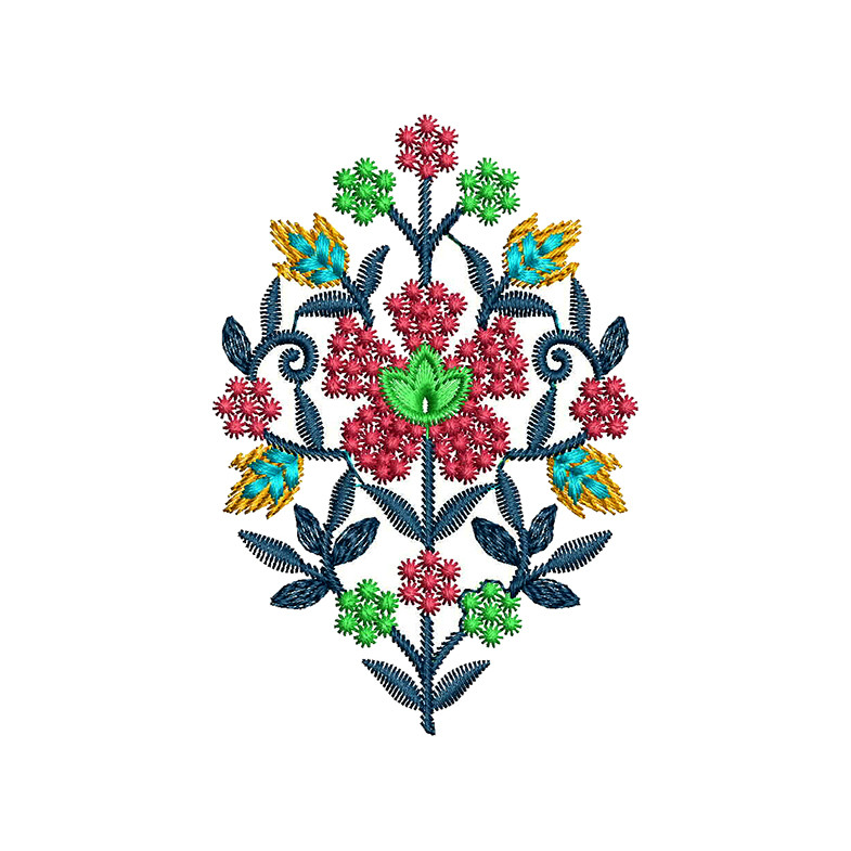 Embroidery Design For Peplum Top