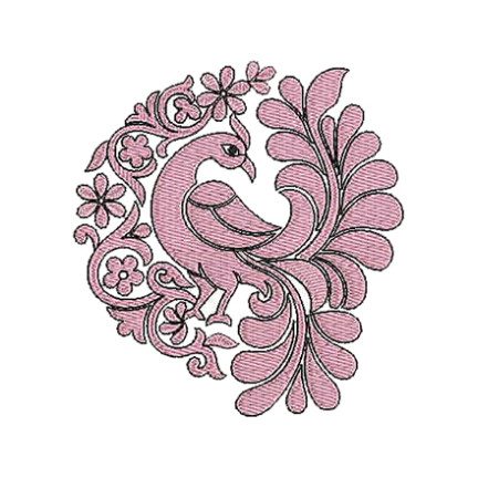 Embroidery Design Peacock
