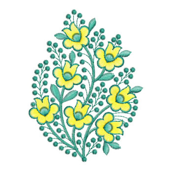 Embroidery Flower Design