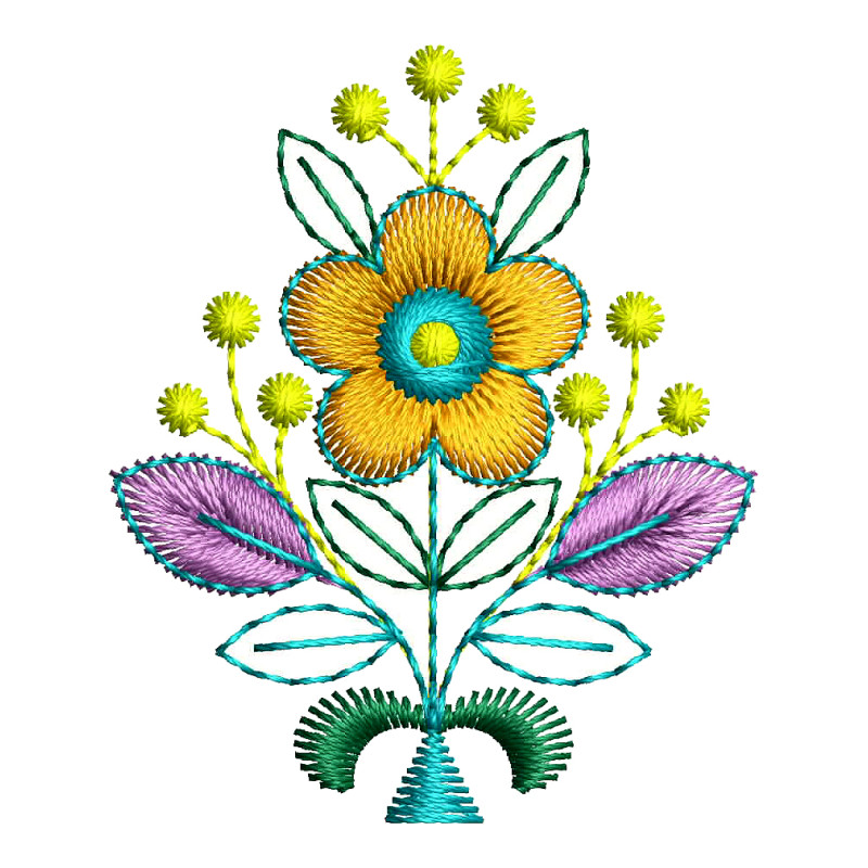 Embroidery Flower For Scarves