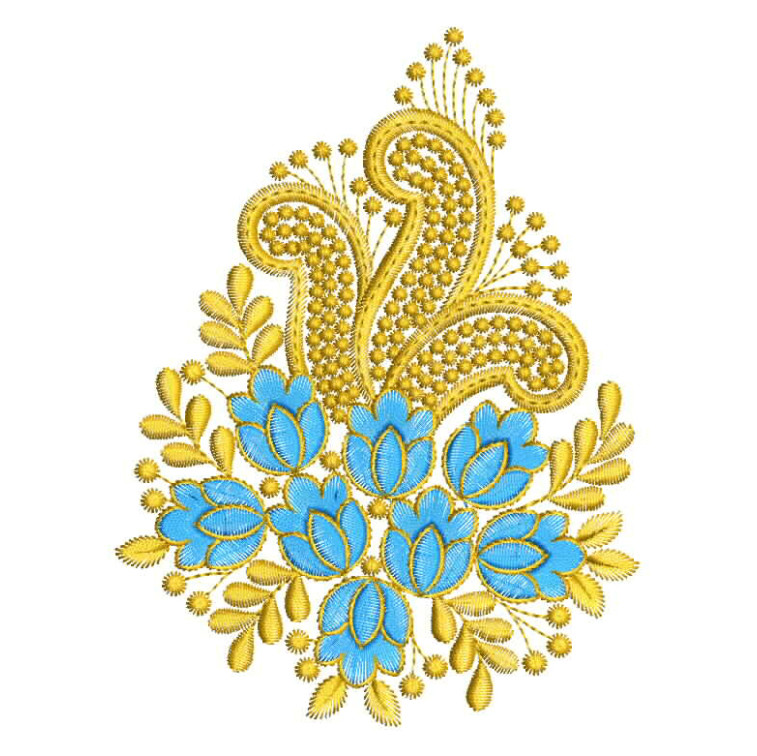 Embroidery Flower Petals