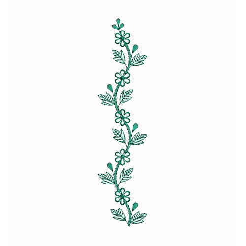 Embroidery Flower Vine