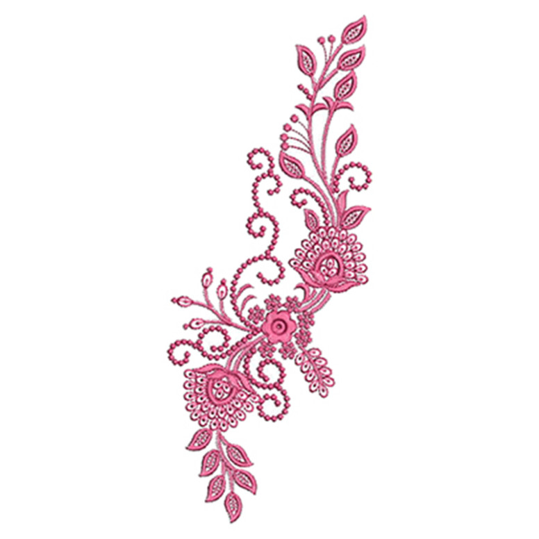 Embroidery For Transparent Curtains