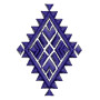 Embroidery Geometric Applique Design