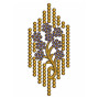 Embroidery Motif With Sequins