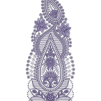 Embroidery Patch For Bridal Lehengas