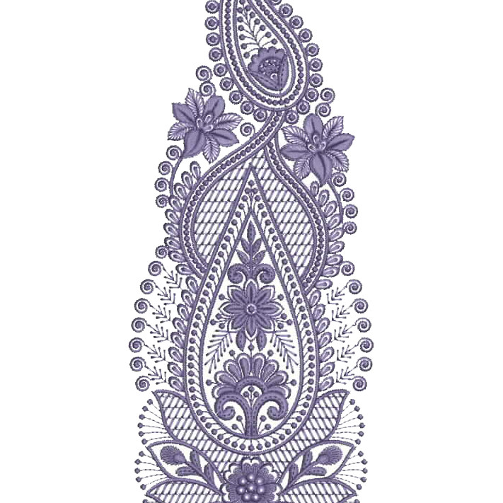 Embroidery Patch For Bridal Lehengas